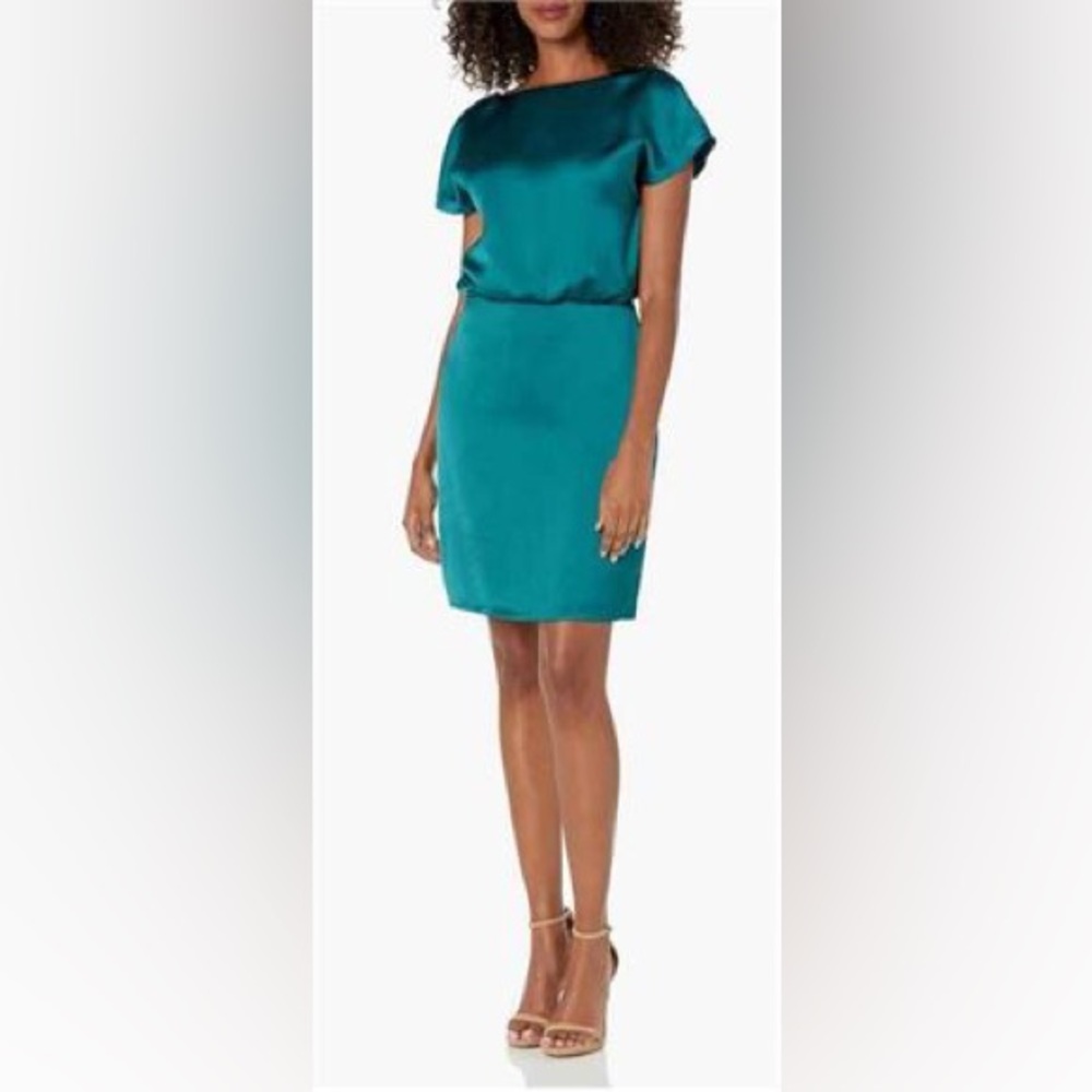 Trina Turk Teal Cocktail Dress - sz 8